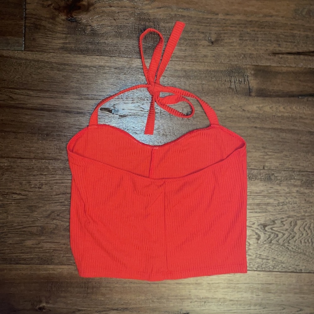 Red PacSun Halter Top - Picture 2 of 2